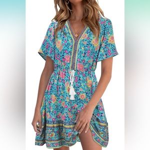 Summer Boho Dress NWOT